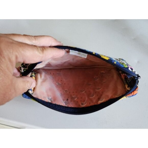 VERA BRADLEY Medium Cotton Cosmetic Case Rio Pattern Multicolor - Picture 5 of 8